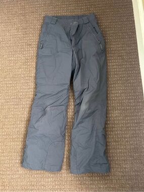 Columbia Women's Gray Cargo Snow/Ski Pants